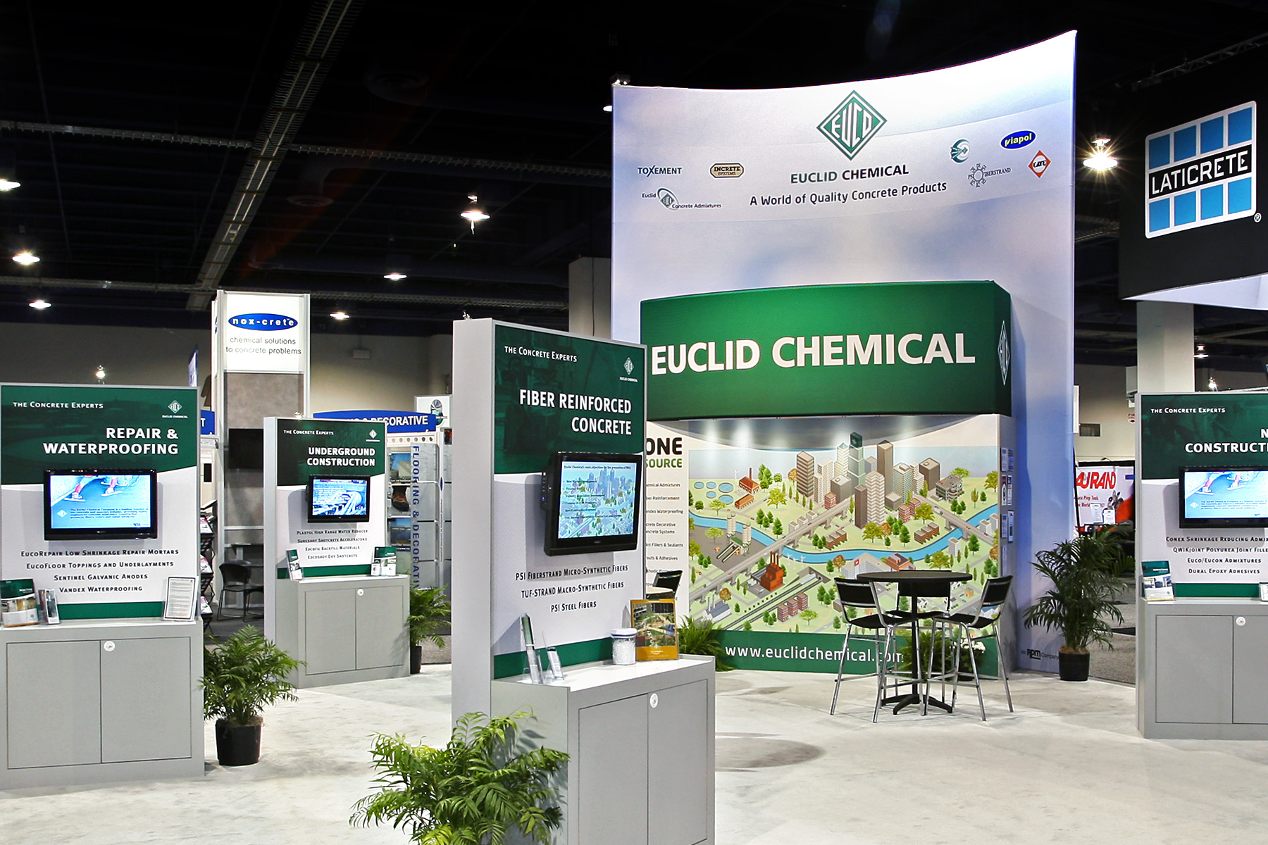Krizman Design • Euclid Chemical Trade Show Booth Design